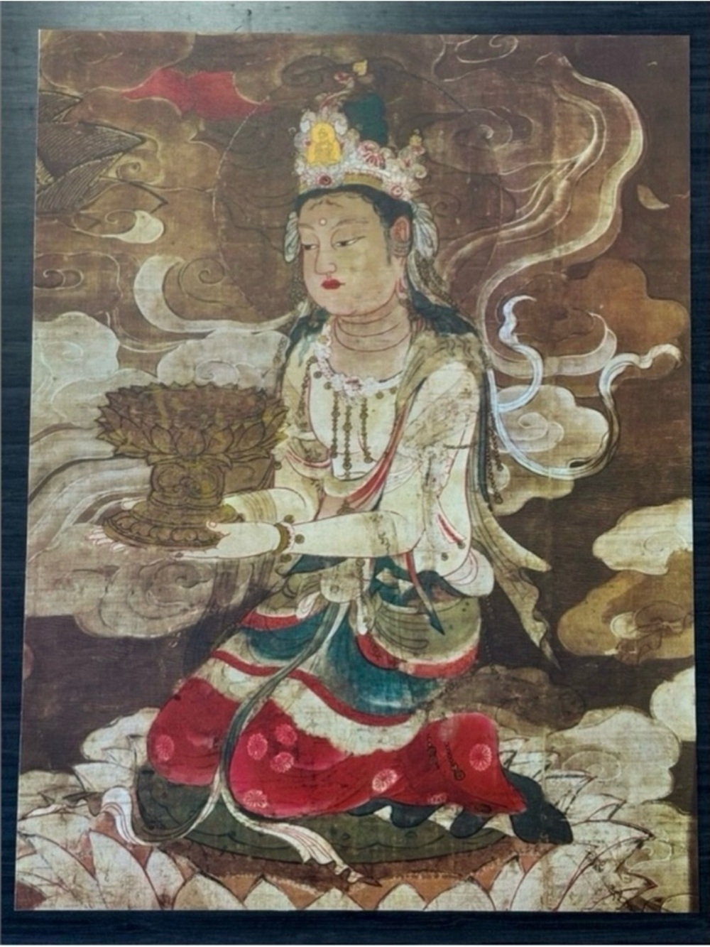 Fugen, Bodhisattva in Lotus Sutra Original Vintage Fine Art Print Poster Japan - Picture 7 of 7